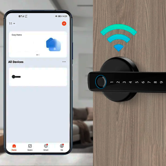 Fechadura Eletrônica Smart Lock [CONTROLE PELO APP]